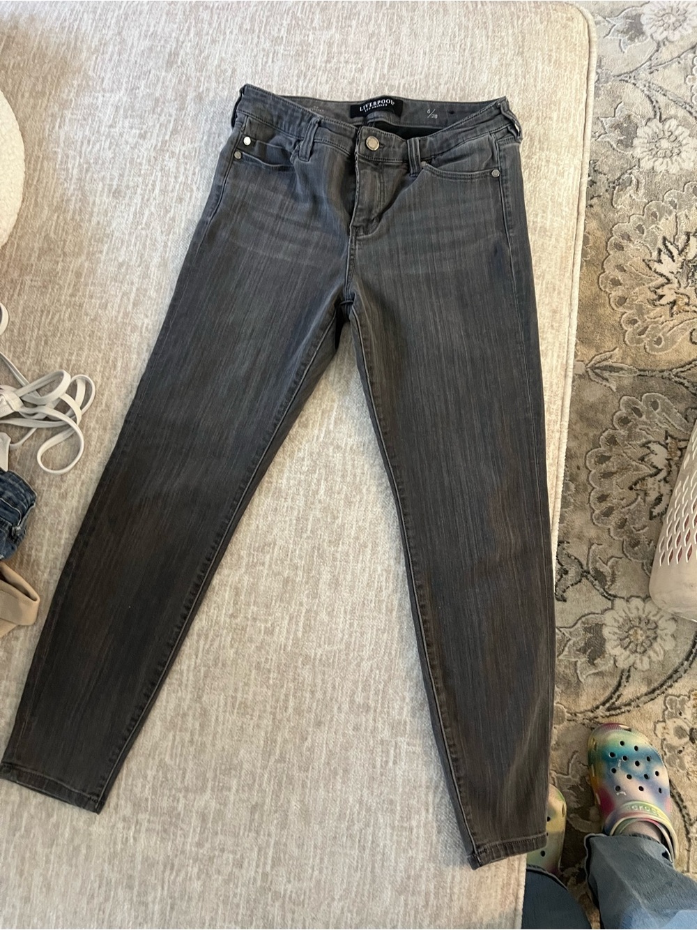 Liverpool Women's Charcoal Skinny Jeans